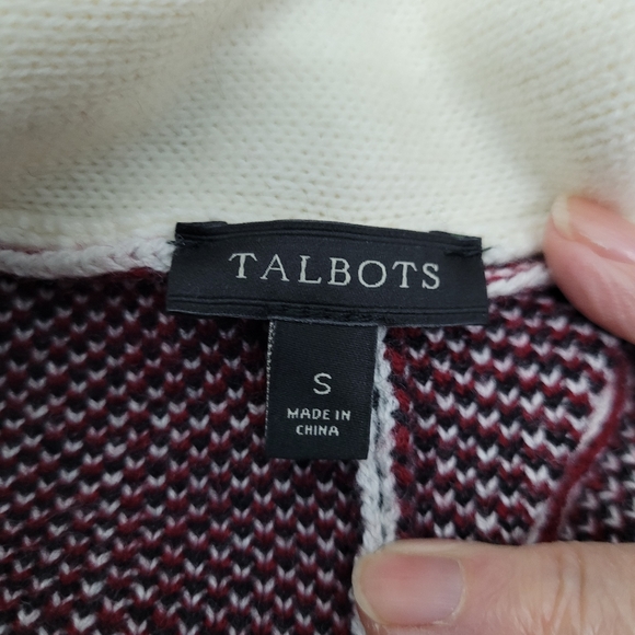 🎉Host Pick🎉 Talbots Plaid Collared Poncho - Picture 9 of 9